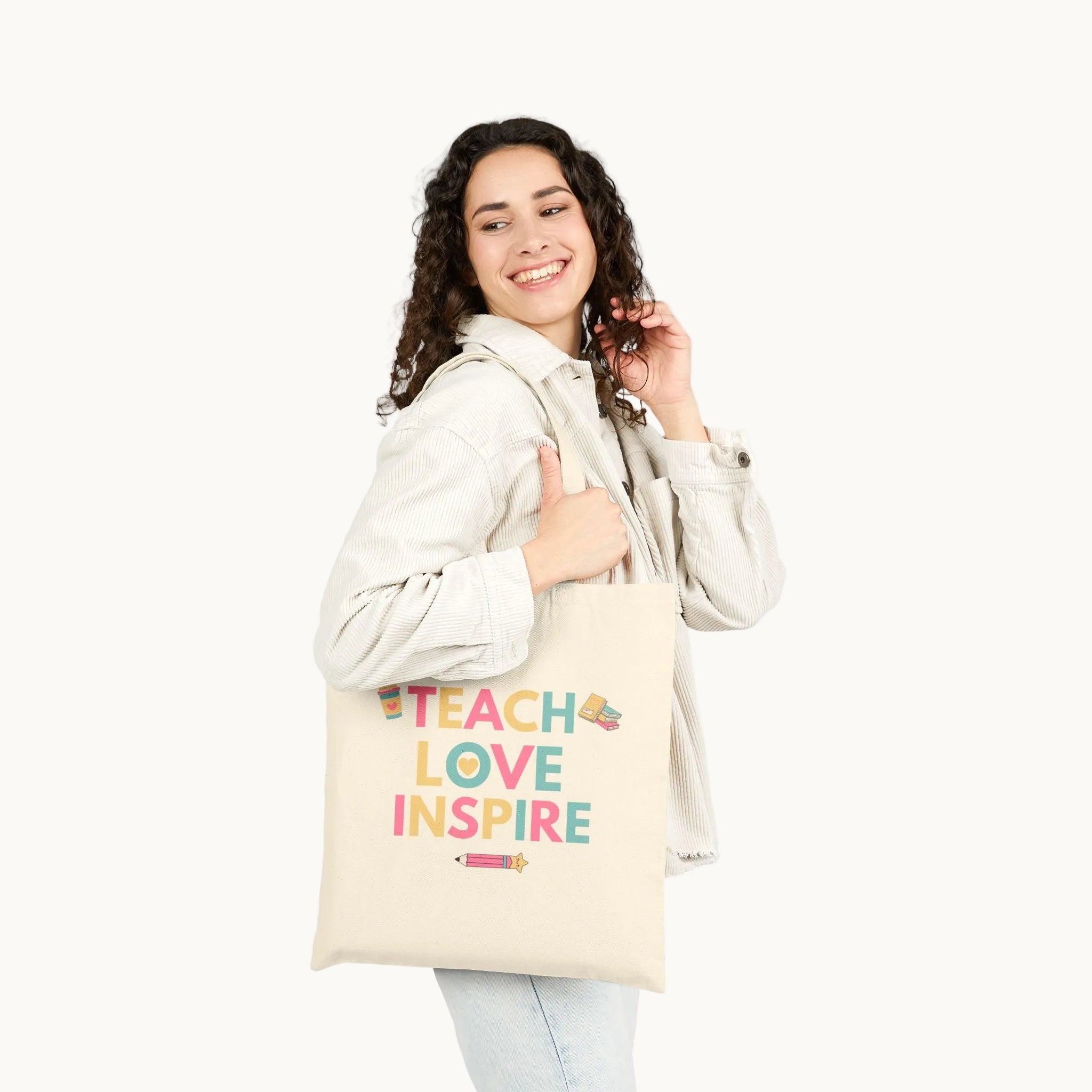 Teach. Love. Inspire. Tote Bag