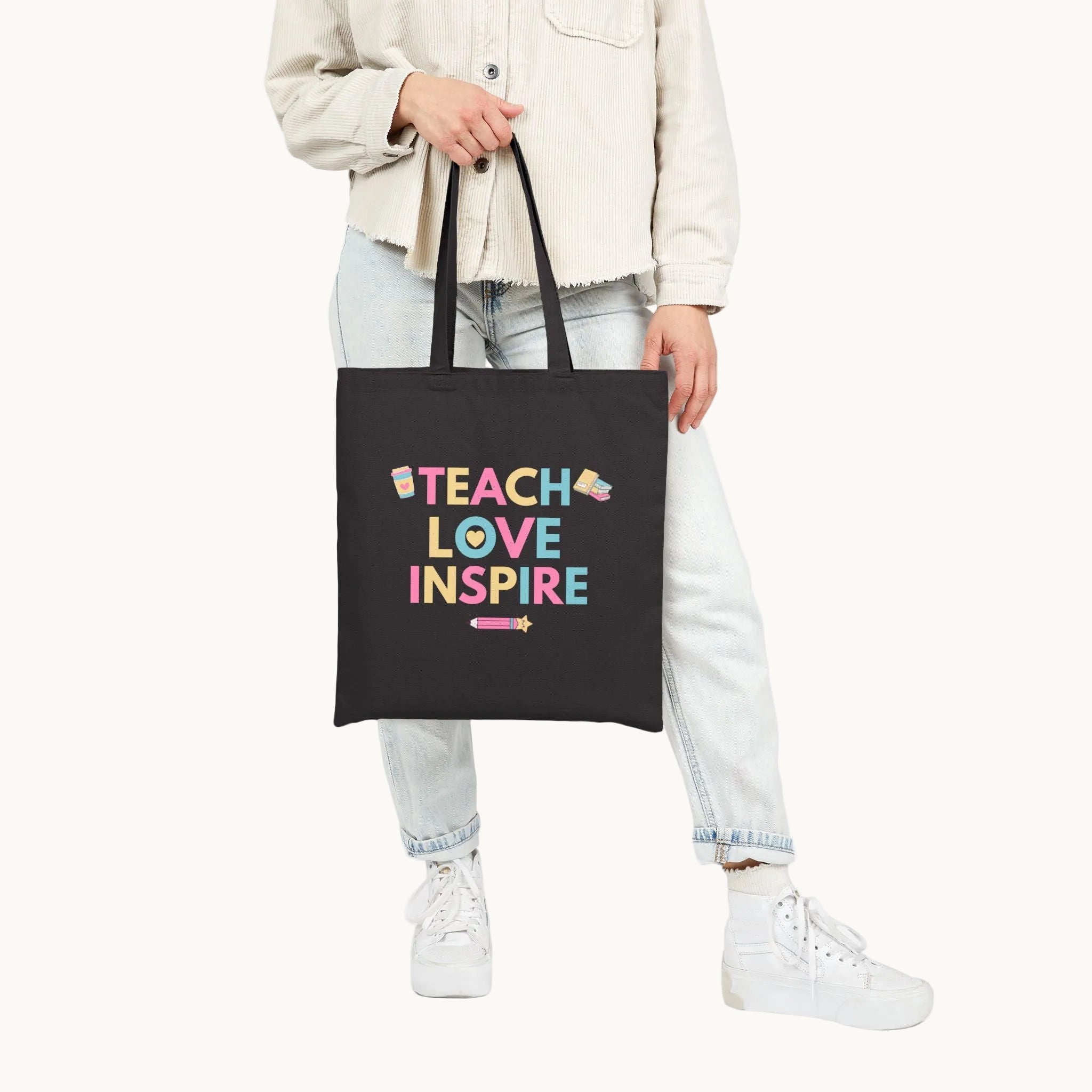Teach. Love. Inspire. Tote Bag