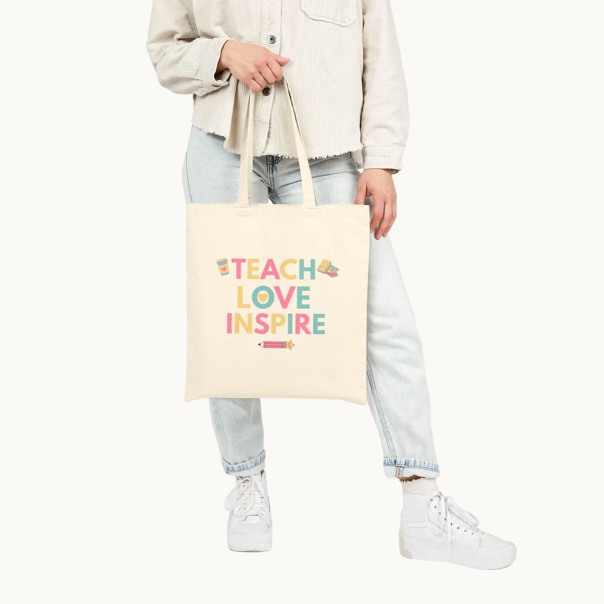 Teach. Love. Inspire. Tote Bag